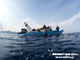 A strenuous dive at 120 meters just ended. Time to get back on the RIB!