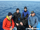 Team shot after the first dive at the wreck. A difficult dive done in textbook manner!