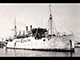 The Théophile Gautier. Starboard bow view. Note the grey paint and her name and nationality markings.